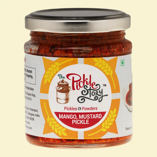 The Pickle Story Mango and Mustard – Avakai Pickle Hover Image