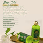 Vedic Valley Neem Tulsi Body Lotion for Women & Men