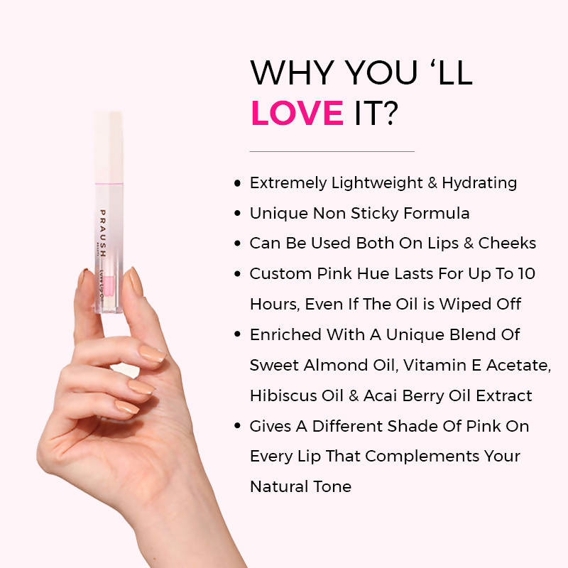 Praush Beauty Pout Cushion Luxe Lip Oil - MyKind