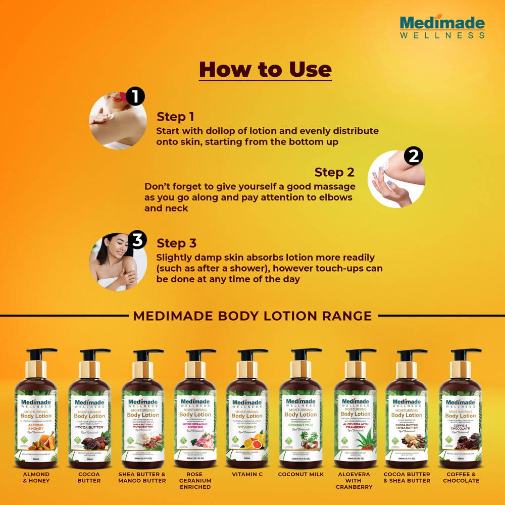 Medimade Wellness Moisturising Body Lotion With Shea Butter & Mango Butter