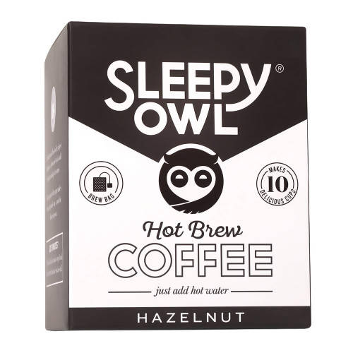 Sleepy Owl Coffee Hazelnut Hot Brew Bags Hover Image