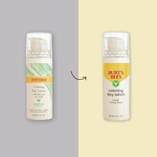 Burt's Bees Calming Day Lotion with Aloe + Rice Milk for Sensitive Skin Main Image