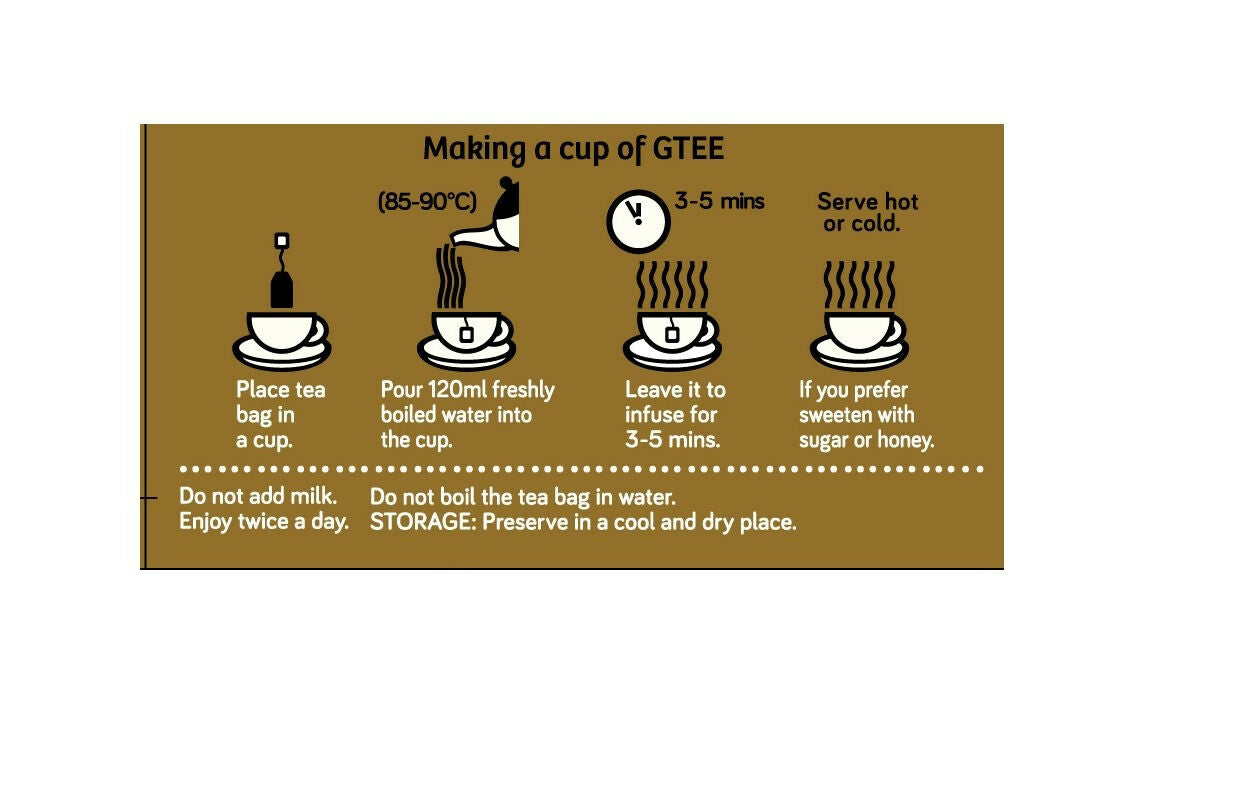 Gtee Green Tea Bags - Ginseng