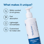 BeBodywise 0.5% Ceramide Body Lotion with Hyaluronic Acid - Prevents Dryness & Repairs Skin Barrier