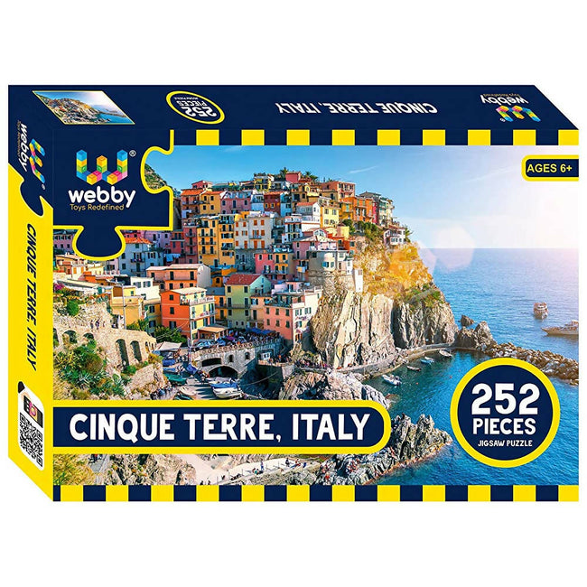 Webby Cinque Terre & Italy Jigsaw Puzzle- 252 Pcs Hover Image