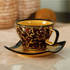 Handpainted Cup Saucer(Set Of 6)