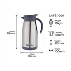 Dubblin Cafe Stainless Steel Double Wall Vacuum Insulated Thermos Flask