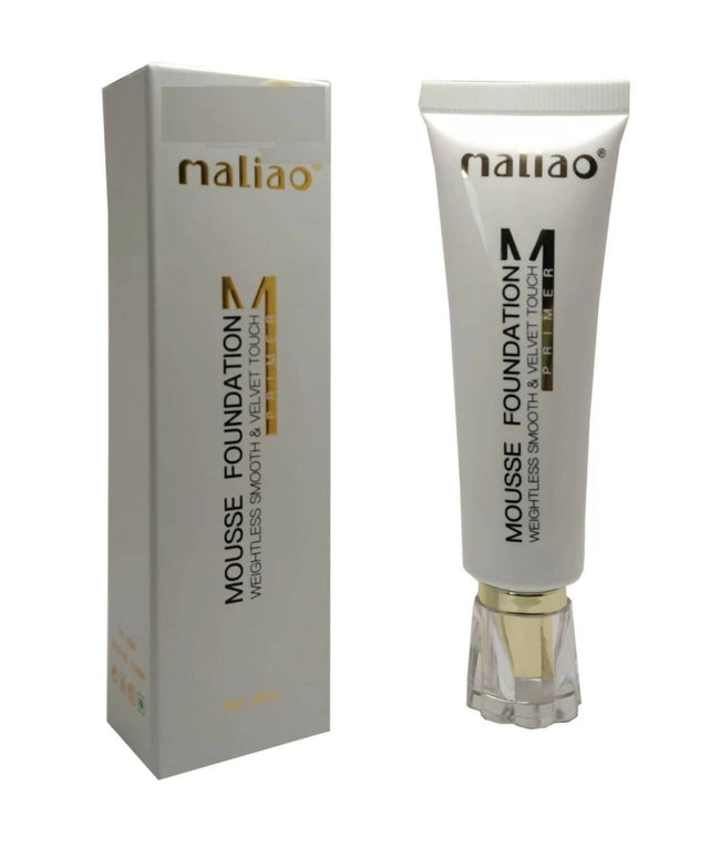 Maliao Primer Weightless Smooth & Velvet Touch Mousse Foundation Main Image