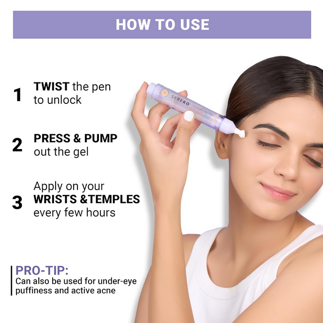 Sereko Calming Under Eye Cream Gel Pen Main Image