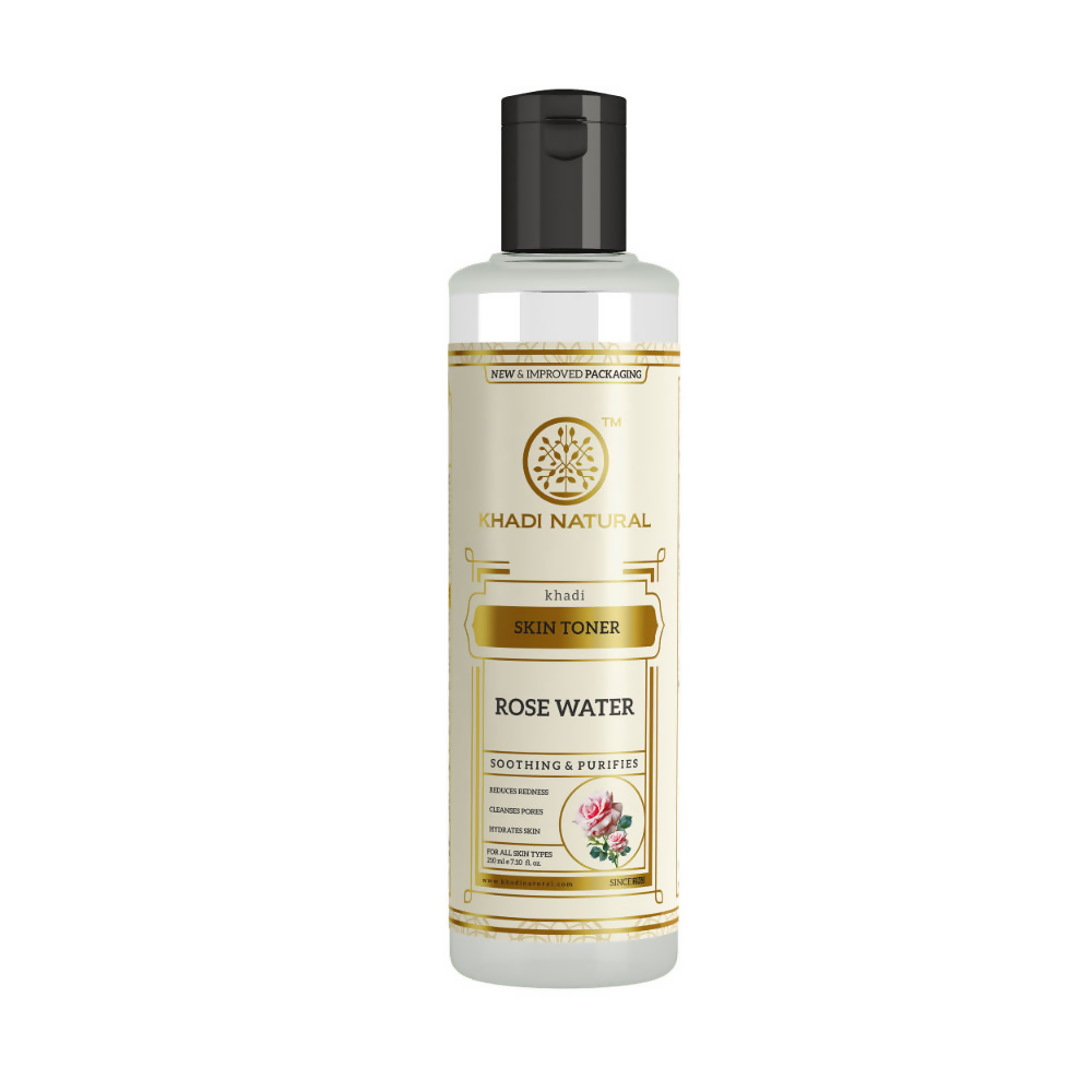 Khadi Natural Rose Water Skin Toner Prevents Acnes