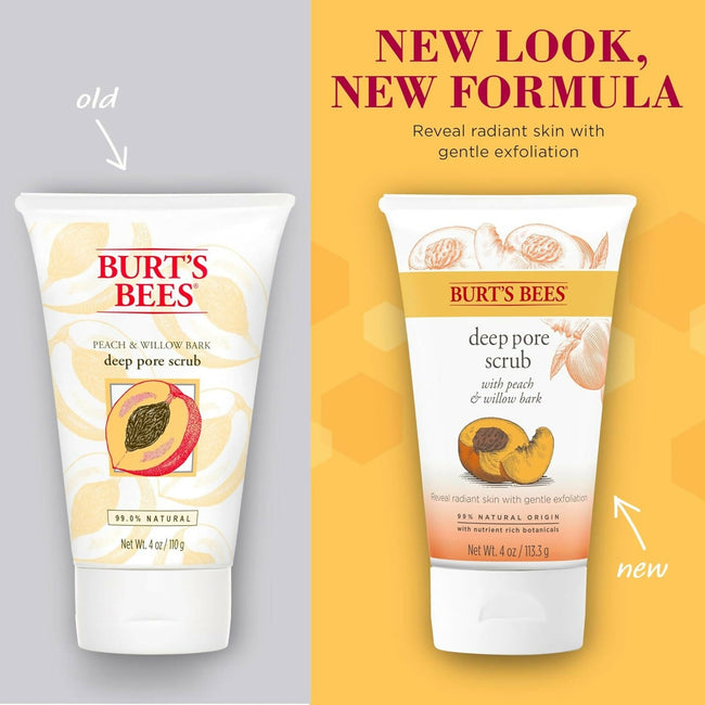 Burt's Bees Deep Pore Scrub with Peach & Willow Bark Main Image