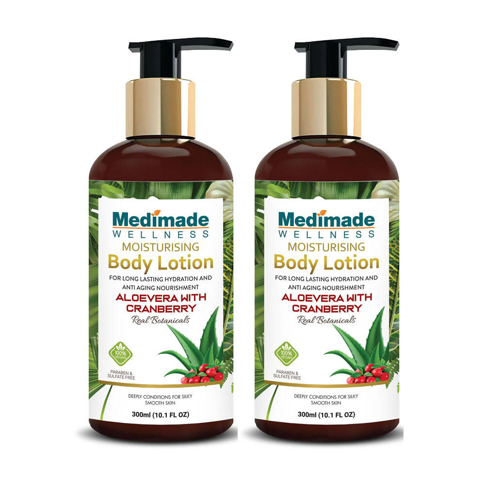 Medimade Wellness Moisturising Body Lotion With Aloevera With Cranberry