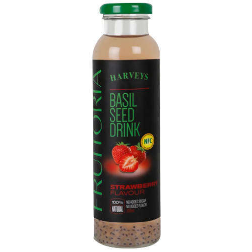 Harveys Fruitoria Basil Seed Drink-Strawberry Flavor Hover Image