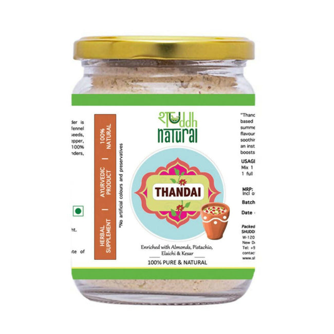Shuddh Natural Instant Ayurvedic Thandai Powder - Nuts and Seeds Superfoods Hover Image