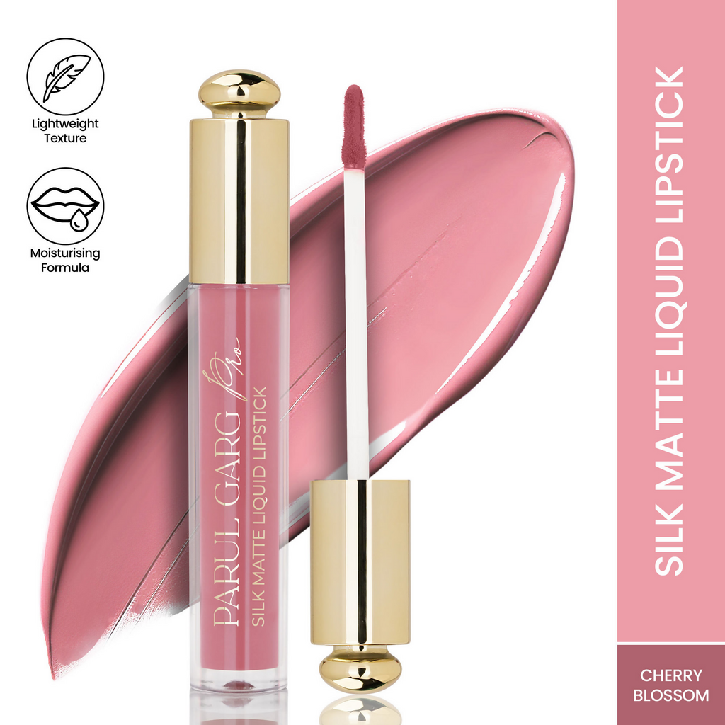 Parul Garg Beauty Silk Matte Liquid Lipstick - Cherry Blossom 08