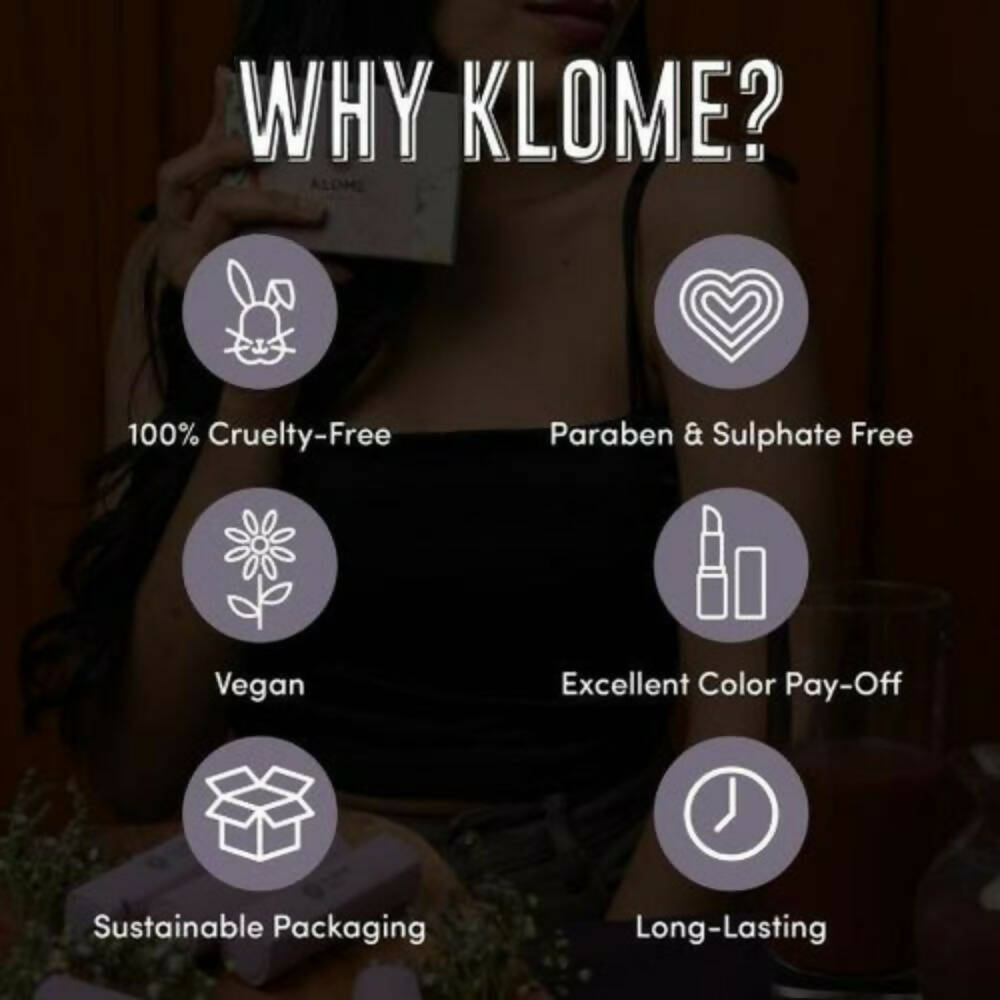 Klome Essentials Vegan Matte Lipstick-Hibiscus Blush (Pink Nude)