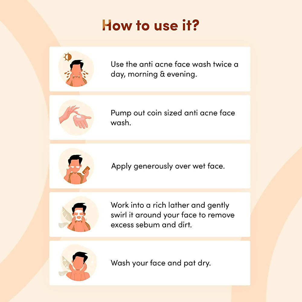 Man Matters Clean Oil Control Face Wash For Men With % Salicylic & Glycolic Acid