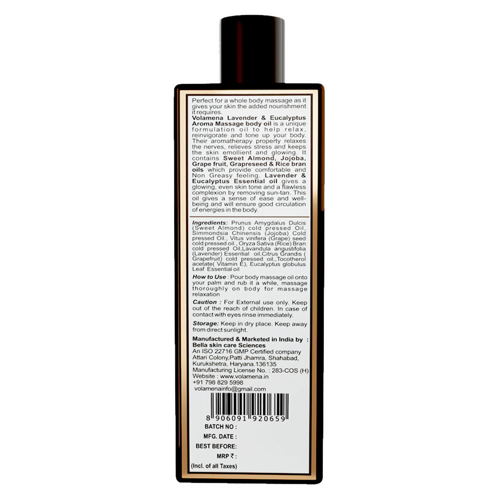 Volamena Lavender & Eucalyptus Body Massage Oil