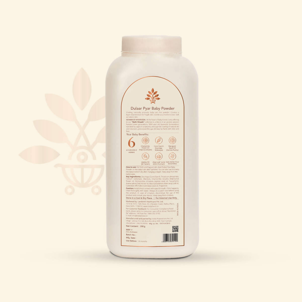 Baby Forest Dulaar Pyar Talc-Free Baby Powder