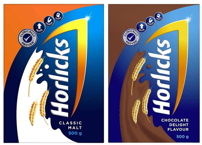 Horlicks Classic Malt And Chocolate Delight Flavour Hover Image