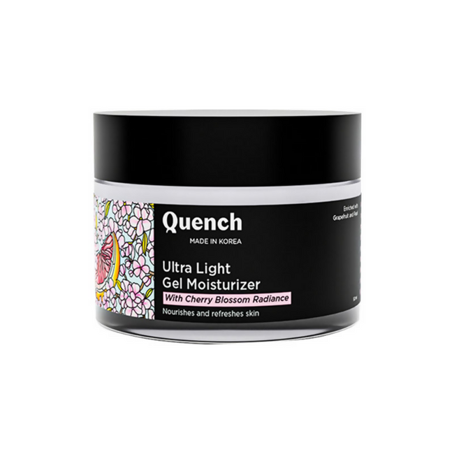 Quench Ultra Light Gel Moisturizer With 2% Niacinamide & Cherry Blossom For Intense Brightening Hover Image