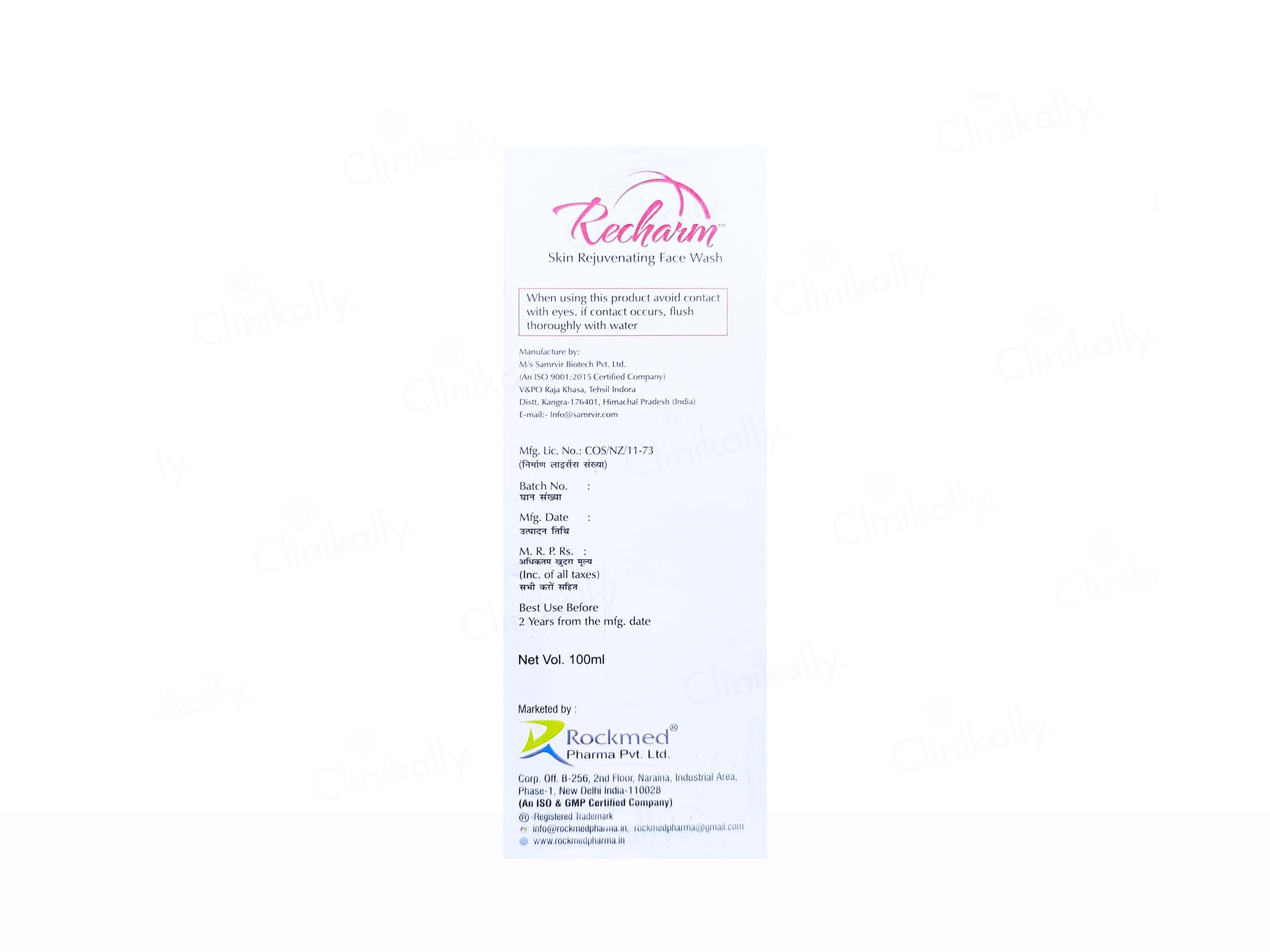 Recharm Skin Rejuvenating Face Wash