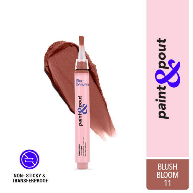 Blue Heaven Paint & Pout Airwhipped Lip Cream - Blush Bloom 11 Main Image