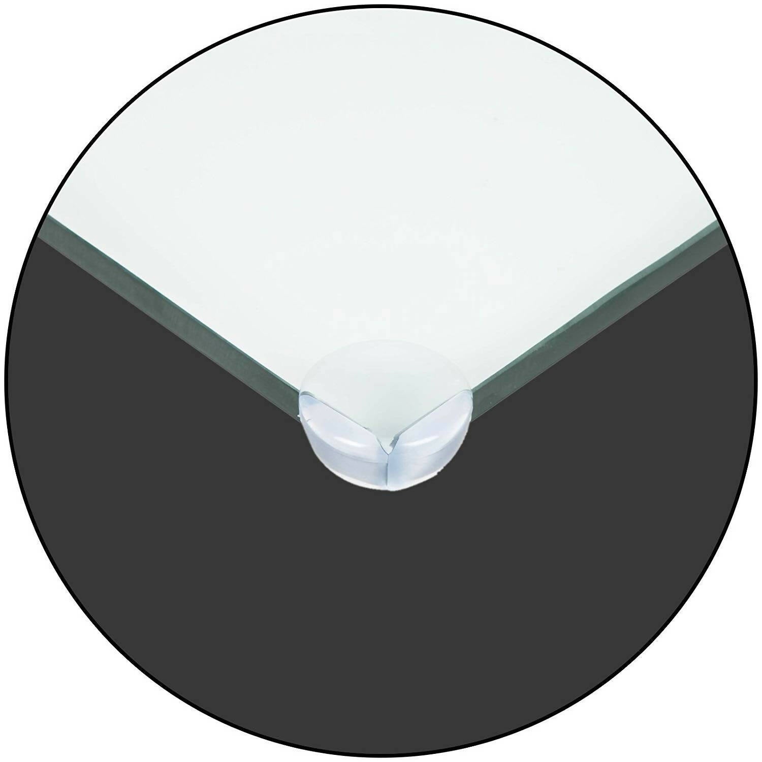 Safe-O-Kid Kids And Infants Safety- Beautiful Transparent Ball Shaped Corner Caps