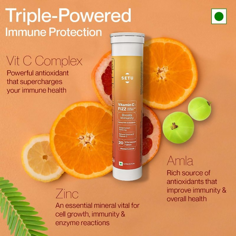 Setu Vitamin C Fizz Effervescent Tablets