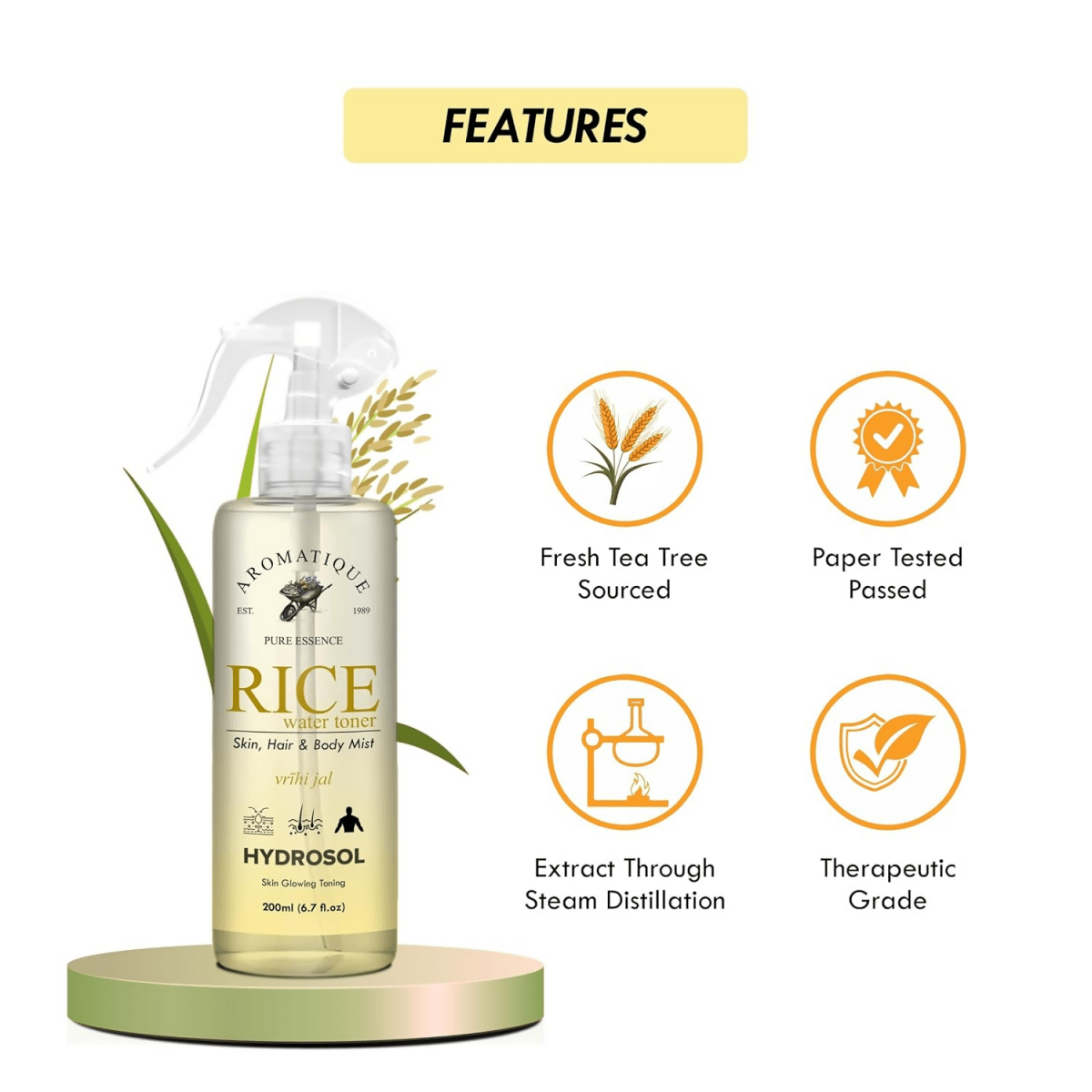 Aromatique Rice Water Toner for Face