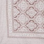 Rudra Bazaar Brown 210 TC Cotton Double King Bedsheet With 2 Pillow Covers