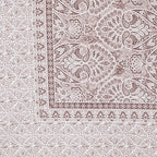 Rudra Bazaar Brown 210 TC Cotton Double King Bedsheet With 2 Pillow Covers