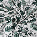 Rudra Bazaar Sea Green 210 TC Cotton Double King Bedsheet With 2 Pillow Covers