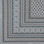 Rudra Bazaar Grey 210 TC Cotton Double King Bedsheet With 2 Pillow Covers