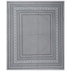 Rudra Bazaar Grey 210 TC Cotton Double King Bedsheet With 2 Pillow Covers