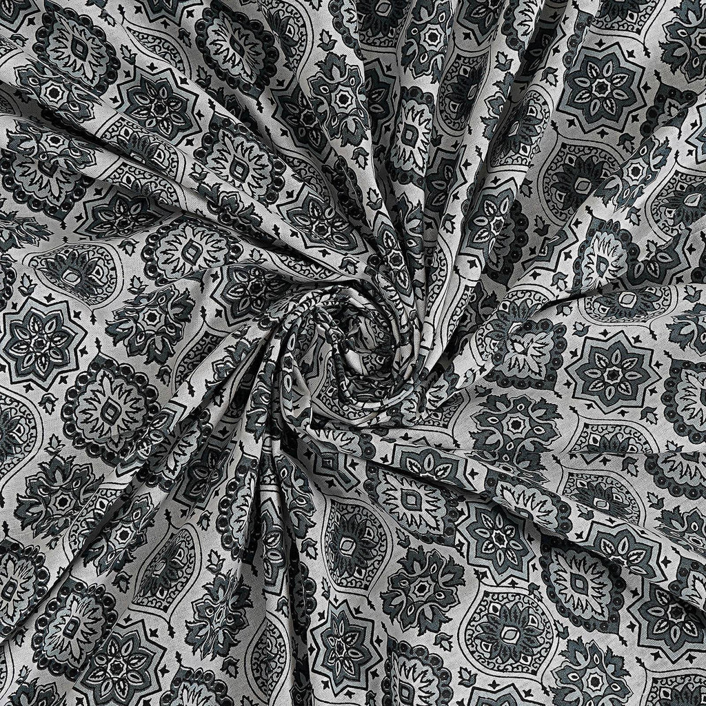 Rudra Bazaar Grey 210 TC Cotton Double King Bedsheet With 2 Pillow Covers