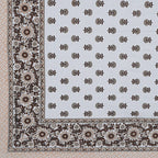 Rudra Bazaar Brown 210 TC Cotton Double King Bedsheet With 2 Pillow Covers