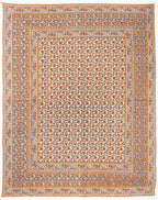 Rudra Bazaar Orange 210 TC Cotton Double King Bedsheet With 2 Pillow Covers