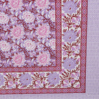 Rudra Bazaar Purple 210 TC Cotton Double King Bedsheet With 2 Pillow Covers