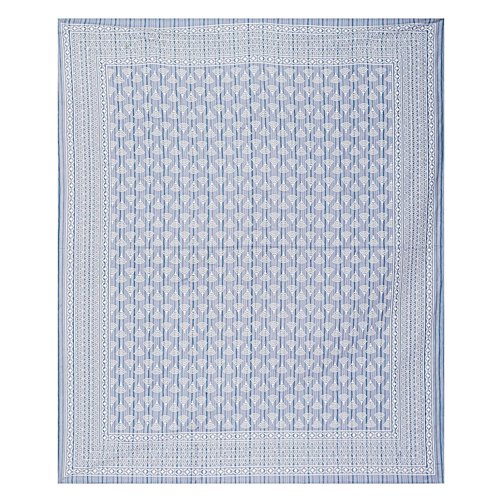 Rudra Bazaar Grey 210 TC Cotton Double King Bedsheet With 2 Pillow Covers