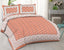 Rudra Bazaar Orange 210 TC Cotton Double King Bedsheet With 2 Pillow Covers