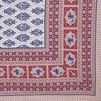 Rudra Bazaar Maroon 210 TC Cotton Double King Bedsheet With 2 Pillow Covers