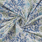 Rudra Bazaar Green 210 TC Cotton Double King Bedsheet With 2 Pillow Covers