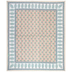 Rudra Bazaar Multi 210 TC Cotton Double King Bedsheet With 2 Pillow Covers