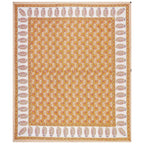 Rudra Bazaar Multi 210 TC Cotton Double King Bedsheet With 2 Pillow Covers