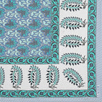 Rudra Bazaar Multi 210 TC Cotton Double King Bedsheet With 2 Pillow Covers