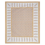 Rudra Bazaar Yellow 210 TC Cotton Double King Bedsheet With 2 Pillow Covers