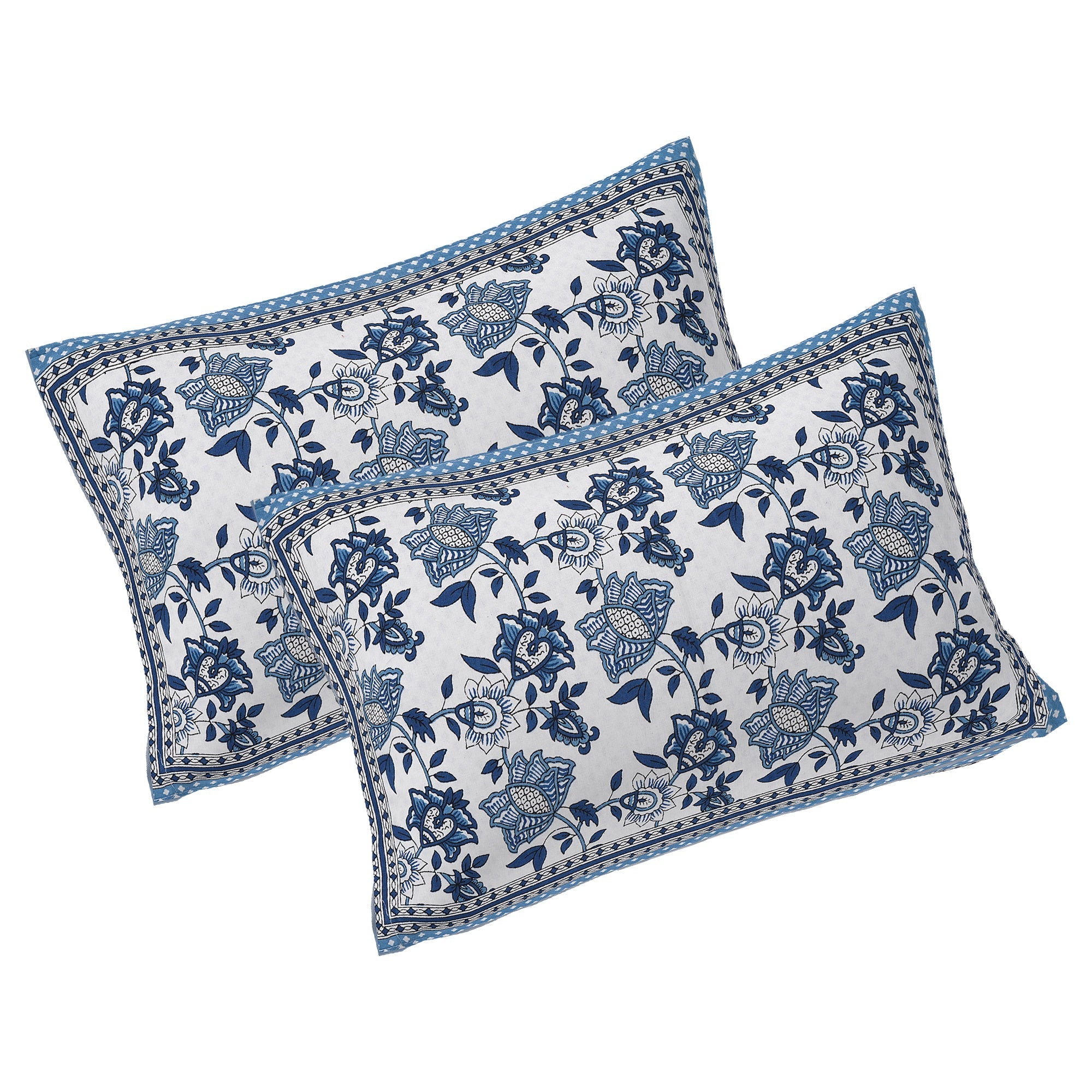 Rudra Bazaar Brown 210 TC Cotton Double King Bedsheet With 2 Pillow Covers