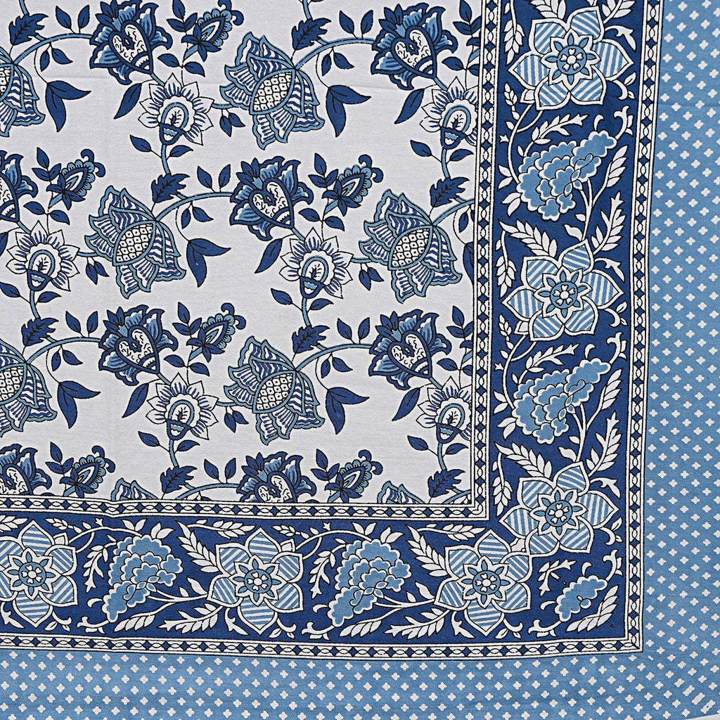 Rudra Bazaar Brown 210 TC Cotton Double King Bedsheet With 2 Pillow Covers