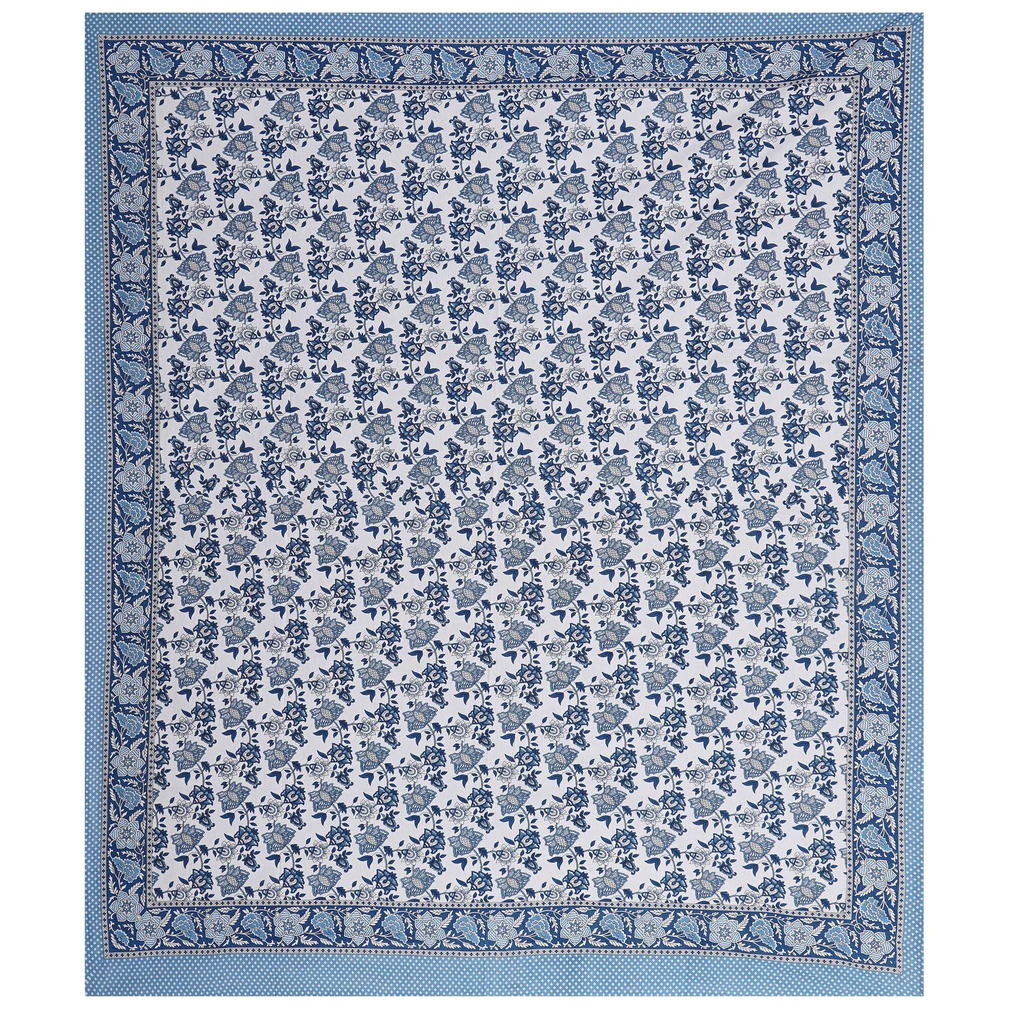 Rudra Bazaar Brown 210 TC Cotton Double King Bedsheet With 2 Pillow Covers